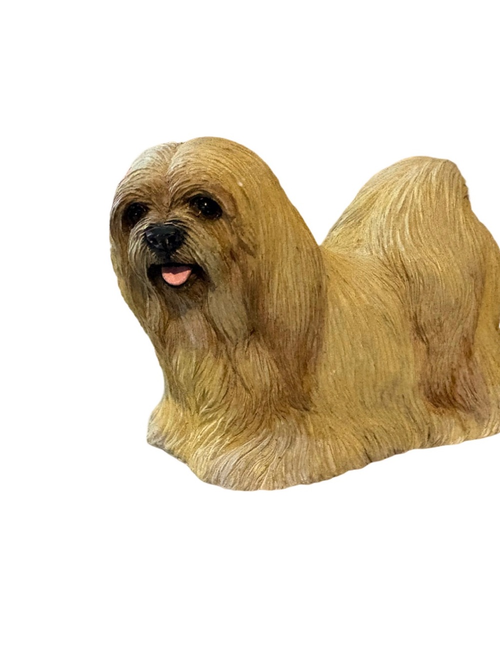 Lhasa Apso Dog Figurine Conversation Concepts Resin Hand Painted Small - Picture 2 of 5